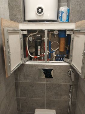 Люк под плитку Секрет 3.0, 2 створки 1100*350 Люк под плитку Секрет 3.0, 2 створки 1100*350