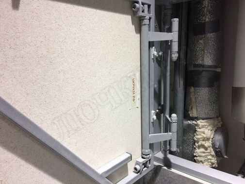 Люк под плитку Нажимной Железяка 800*600 Люк под плитку Нажимной Железяка 800*600