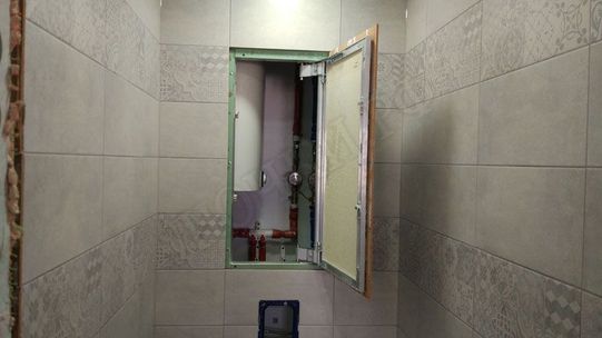 Люк под плитку Нажимной Секрет-Лайт 500*400 Люк под плитку Нажимной Секрет-Лайт 500*400