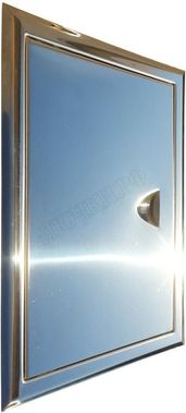 Люк сантехнический из нержавеющей стали с ручкой глянцевый 300*300 Люк сантехнический из нержавеющей стали с ручкой глянцевый 300*300