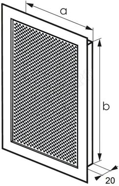 с перфорацией Кружок врезная 110*110, RAL 9005 матовый с перфорацией Кружок врезная 110*110, RAL 9005 матовый