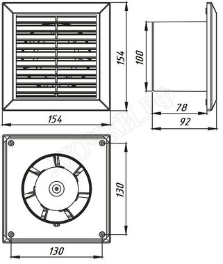 Вентилятор Awenta Classic Series, WC100W Вентилятор Awenta Classic Series, WC100W