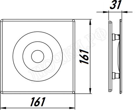 Вытяжной вентилятор Awenta System+, Silent, 100, KWS100M, POS100, Серебро (сатин), пластик Вытяжной вентилятор Awenta System+, Silent, 100, KWS100M, POS100, Серебро (сатин), пластик