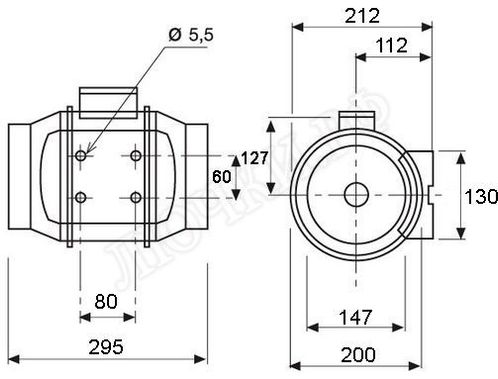 Вентилятор TD500/150 230V 50 Вентилятор TD500/150 230V 50